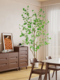 高仿真绿植吊钟树客厅室内轻奢风格植物落地摆件盆栽假树马醉木