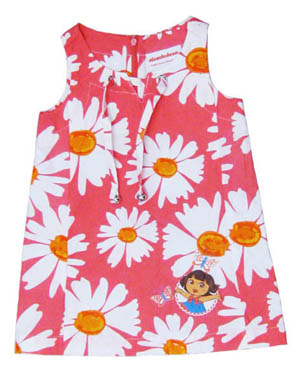 Children's clothing dora Fault code Clearance Dress Vest skirt girl baby A word skirt quality goods Large flowersin the Children/Baby/Family fitted , Skirt(New) , Dress category - from Buy2taobao.com to provide professional Taobao agent buy service