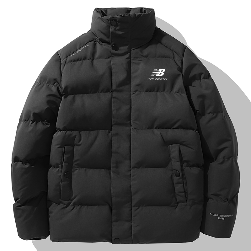 新百伦棉衣男士冬季潮流立领加厚外套nb休闲保暖棉袄情侣百搭棉服