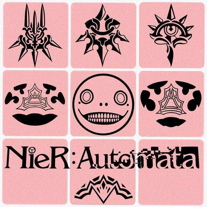 尼尔机械纪元游戏2b小姐姐yorha尤尔哈寄叶部队logo汽车电脑贴纸