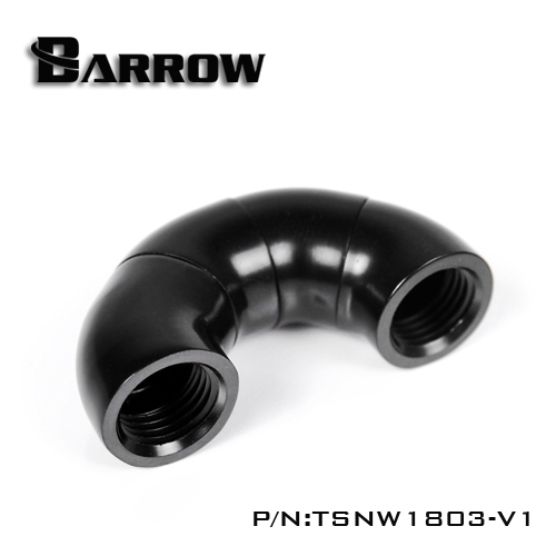 Barrow 黑/亮银/白180度蛇形双内牙3旋转对接座旋转弯TSNW1803-V1在类目 电脑硬件/显示器/电脑周边, 散热器/风扇中 - 来自Buy2taobao.com提供专业的淘宝代购服务