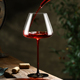 黑红领结勃艮第红酒杯套装家用高脚杯创意水晶玻璃杯红杆葡萄酒杯
