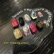 【DW轻奢Nail】鎏金猫眼.显手白高级小众穿戴甲美甲假指甲手工定