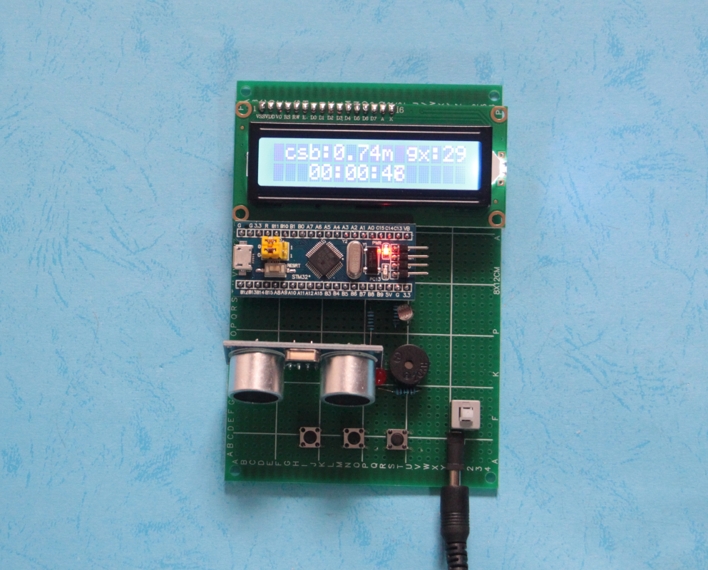 STM32单片机超声波视力保护器设