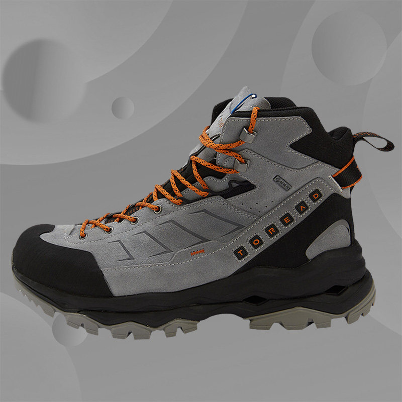 探路者正品徒步鞋男子秋冬户外gore-tex防水登山鞋tfbj91002