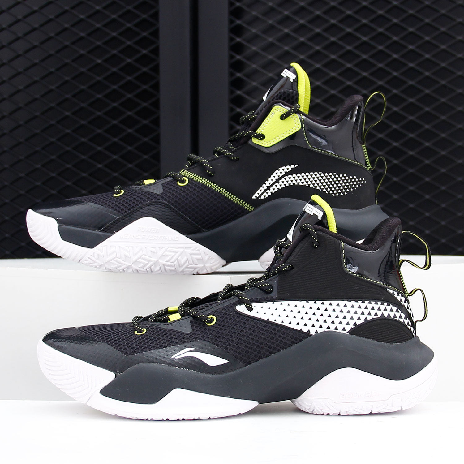 正品李宁2020冬男子空袭7代减震篮球场地鞋休闲高帮运动鞋abpq041