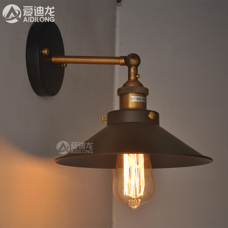 Northern Europe Simplicity American country Wall lamp Industry Retro Wall lamp personality originality Single head Little black dress Wall lampin the Decoration main material , Lamps , Wall lamp category - from Buy2taobao.com to provide professional Taobao agent buy service