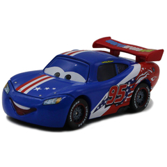 国家版国旗版美泰汽车总动员2合金美国麦昆赛车玩具模型礼物