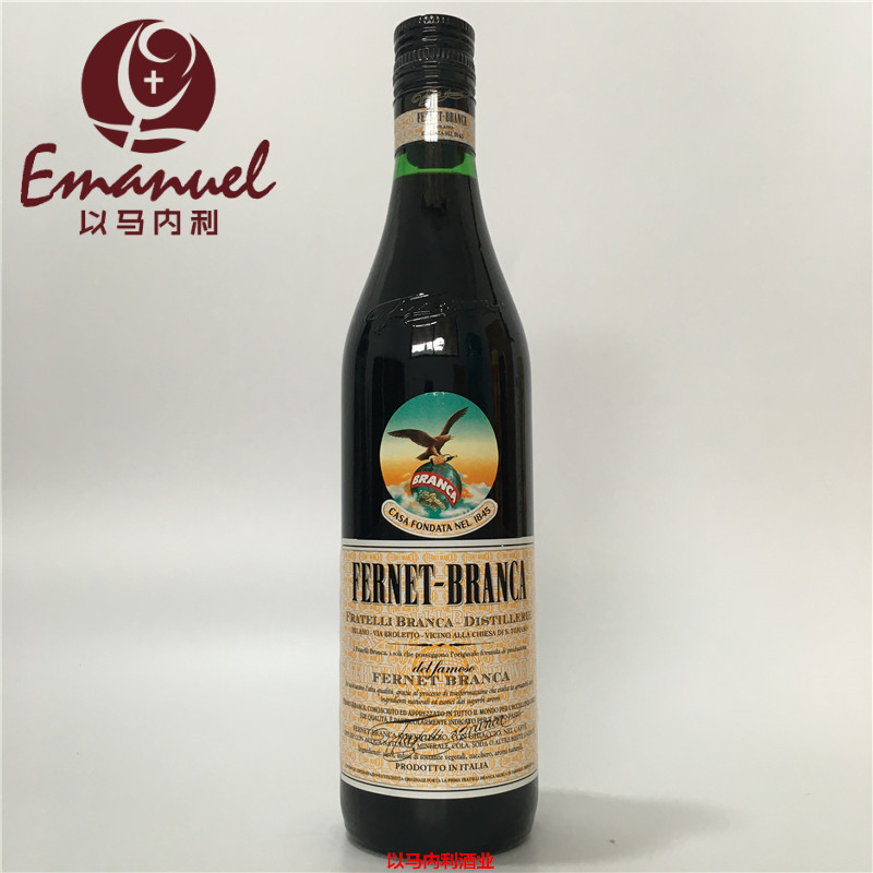 菲奈特布兰卡比特酒 非内特力娇酒 fernet branca 意大利进口洋酒