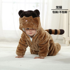 龙猫款婴儿动物造型男女童装哈衣宝宝爬服新生儿外出服儿童连体衣