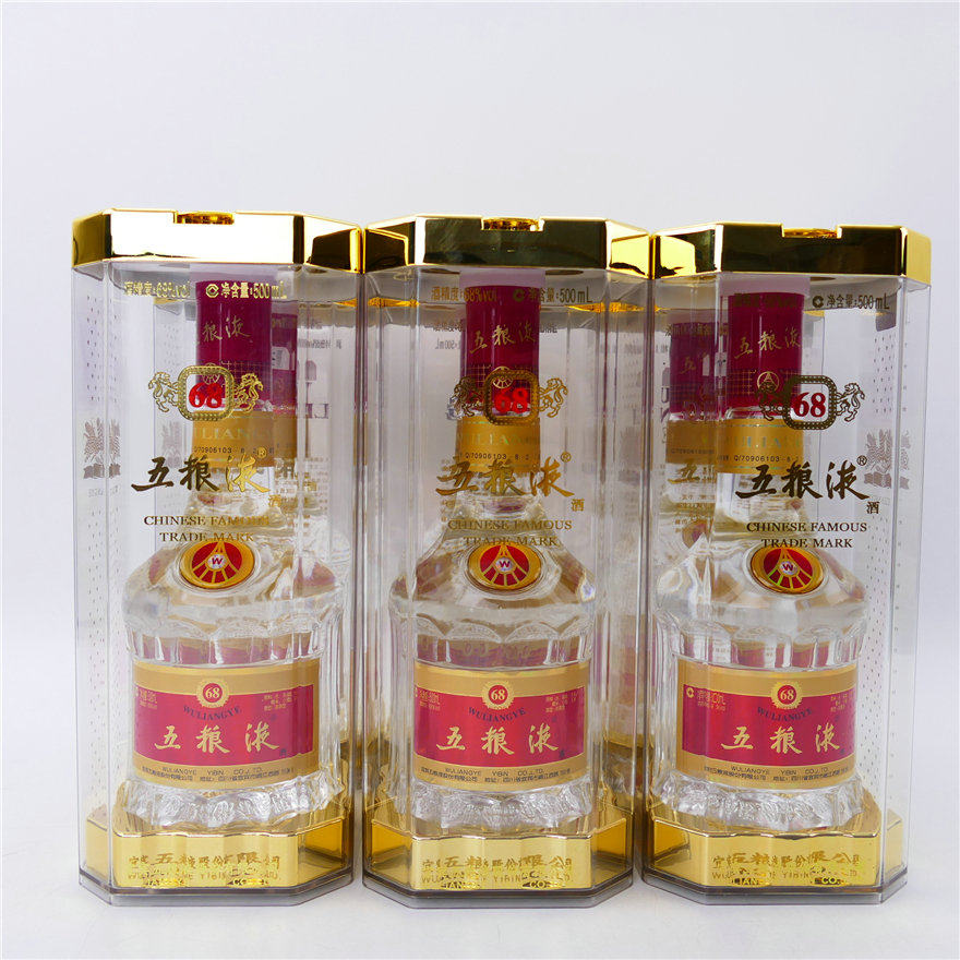 【8】2009年五粮液酒68度整箱6瓶{传承经典老酒拍卖}