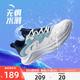 安踏漫步男鞋运动鞋子男款官方正品24夏季新款皮面防水休闲跑步鞋