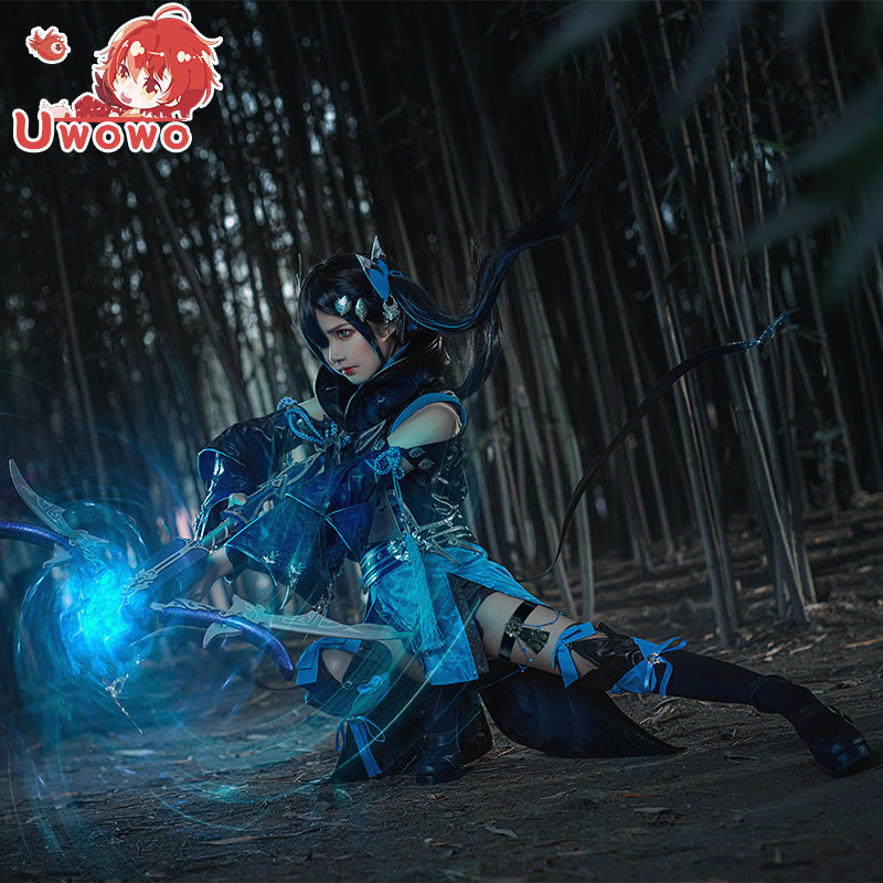 一折剑网三cos_现货悠窝窝uwowo剑侠情缘3剑三cosplay 唐门萝莉鹤梦套