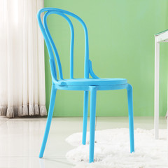 宜家椅子时尚现代简约书桌椅家用塑料凳子成人靠背椅美式餐厅餐椅