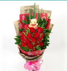 红玫瑰11朵速递西安成都南昌武汉长沙郑州焦作周口鲜花店配送全国