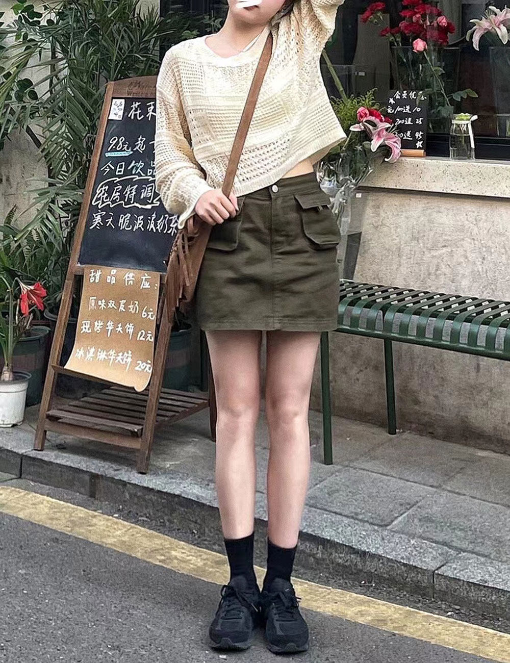 美式复古工装短裙女夏季辣妹高街设计感高腰显瘦a字半身裙子ins潮