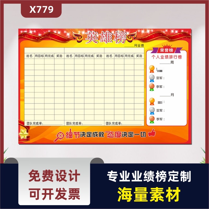 定制企业办公室文化墙贴纸公司制度栏公告栏业绩榜英雄榜照片墙贴