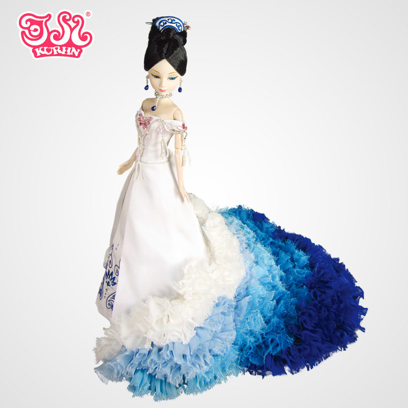 kurhn可儿旗舰店的优惠券大全—【珍藏品】可儿娃娃高端珍藏版-青花澜