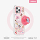 动物茶话会适用iPhone16Promax手机壳14磁吸支架苹果15pro保护套Ho8网红可爱的女全包透明ip13Pro新款高级感