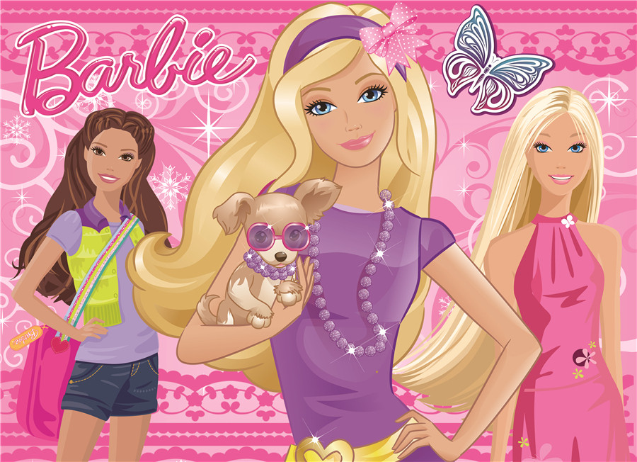 立帆高端拼图工厂店的优惠券大全—定制卡通芭比娃娃500片1000片成人