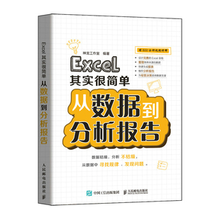 Excel其实很简单 从数据到分析报告 数据处理与分析教程书籍 函数公式 表格制作数据透视表办公软件教程