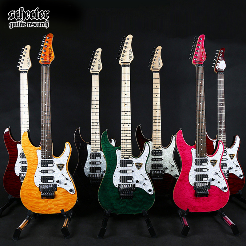 日产schecter电吉他斯科特sd-2-24 nv3 kr双摇重金属摇滚小林信一