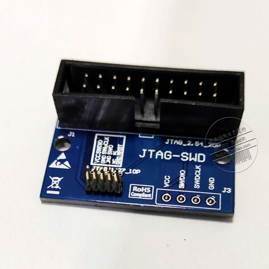 JLINK V9 V8 V10通用20P 254MM转10PIN 127 JTAG SWD转接接线板