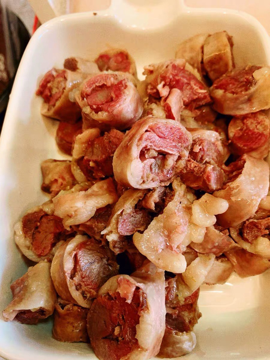 羊肉肠内蒙古包肉羊肉灌肠恩科手工熟食500克三斤顺丰包邮