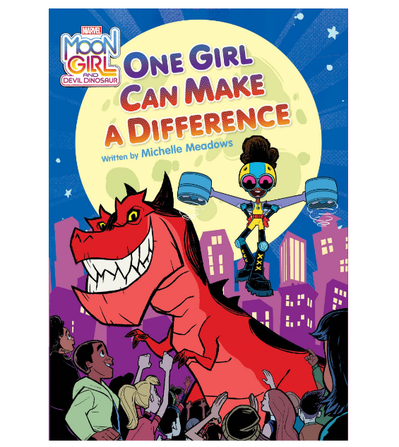 【预售】英文原版 Moon Girl and Devil Dinosaur: One Girl Can Make a Difference 一个女孩就能改变世界 Marvel Press 儿童书籍