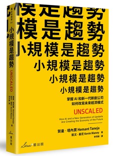 【预售】台版 小规模是趋势掌握AI和新一代新创公司如何改写未来经济模式金融投资商业理财概论教程财经企管书籍星出版