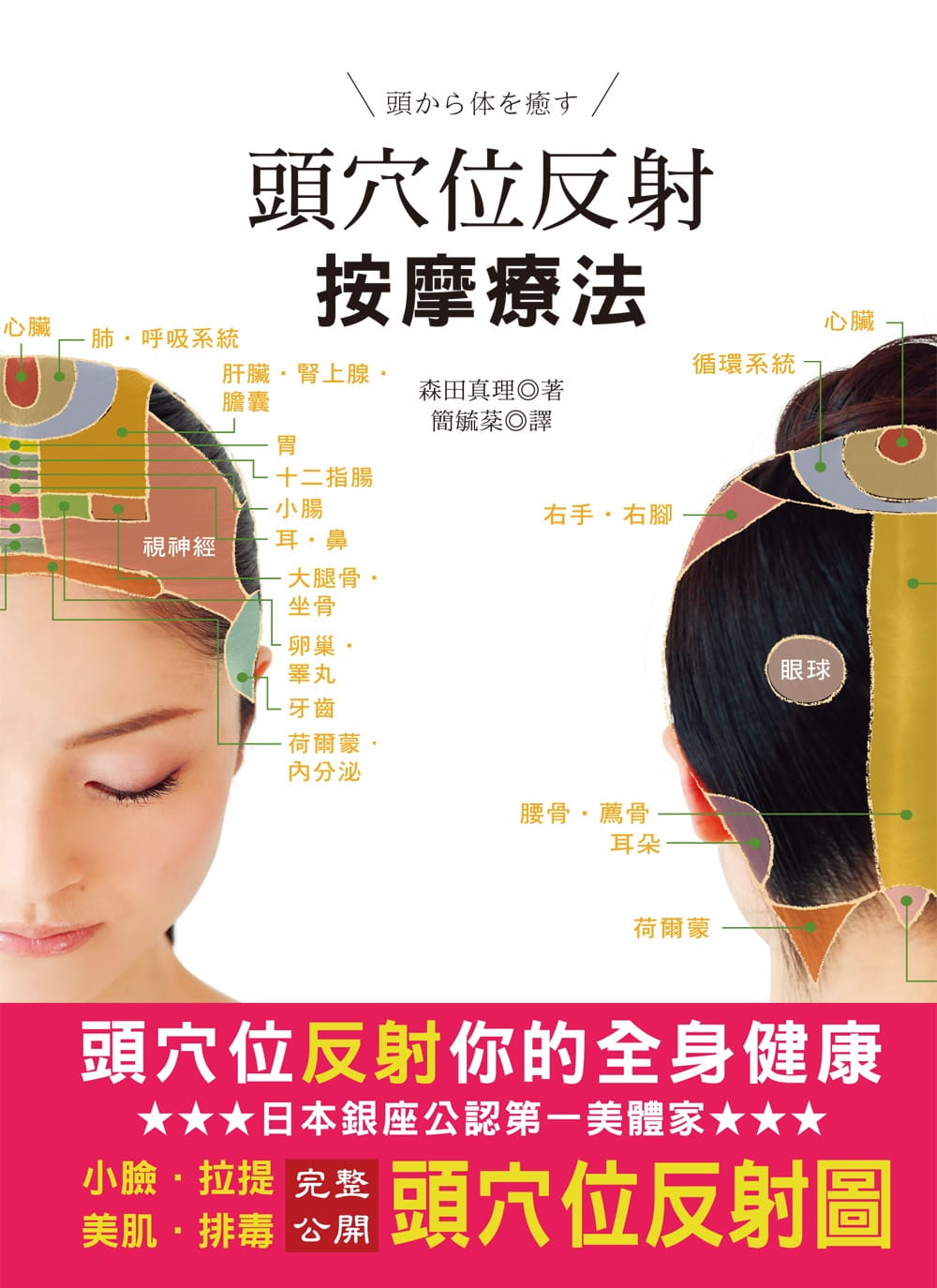 台版头穴位反射按摩疗从头下手按摩头部穴道就可以纾解不适症状健康