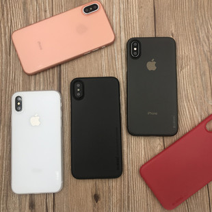 包邮memumi原装iphone x手机壳10x苹果x超薄磨砂硬壳硅胶套全包男