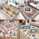 北欧地毯波西米亚客厅茶几垫摩洛哥卧室床边复古欧美式大面积地垫