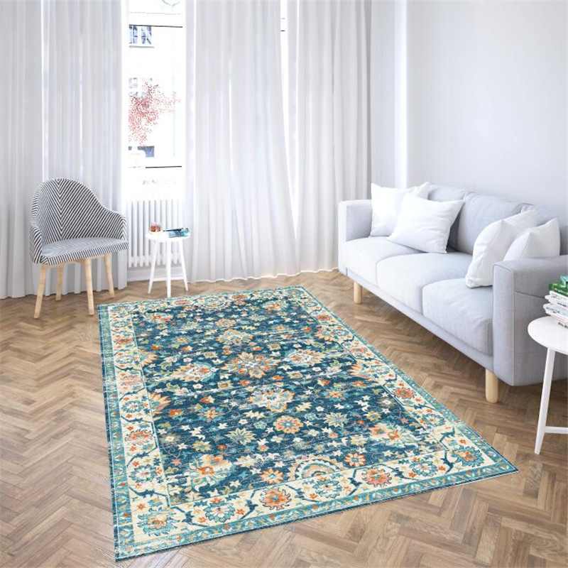 Poop American style Retro carpet European style Ethnic style a living room carpet rural Simplicity sofa tea table bedroom Bedside blanketin the Home Fabric , Carpet category - from Buy2taobao.com to provide professional Taobao agent buy service