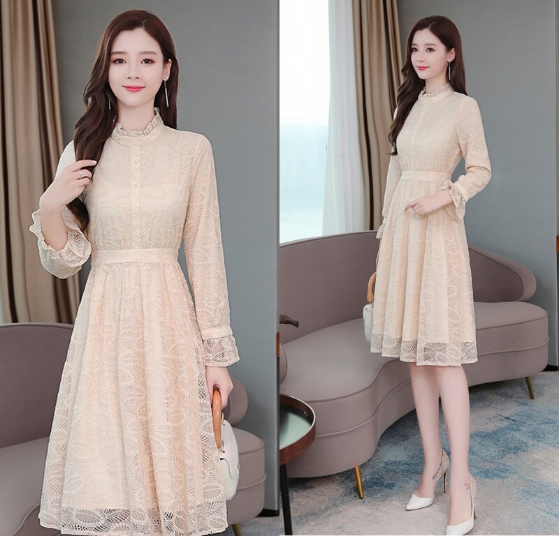 京东商城2020女装新款四十多岁女人穿的连衣裙秋装女士秋天衣服.