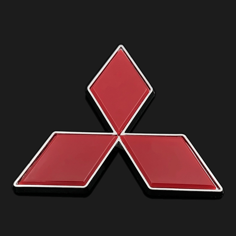 三菱蓝瑟帕杰罗v73汽车v3菱悦翼神改装红色汽车车标