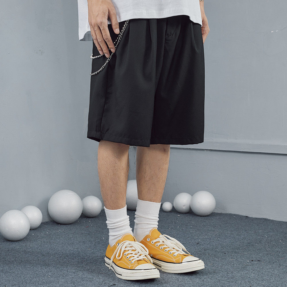 五分裤韩版潮流学生运动百搭夏季港风薄款休闲短裤男宽松ins潮牌