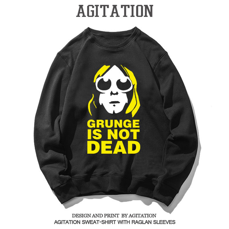 nirvana涅盘乐队科特柯本kurt cobain摇滚嘻哈秋季长袖卫衣潮上衣