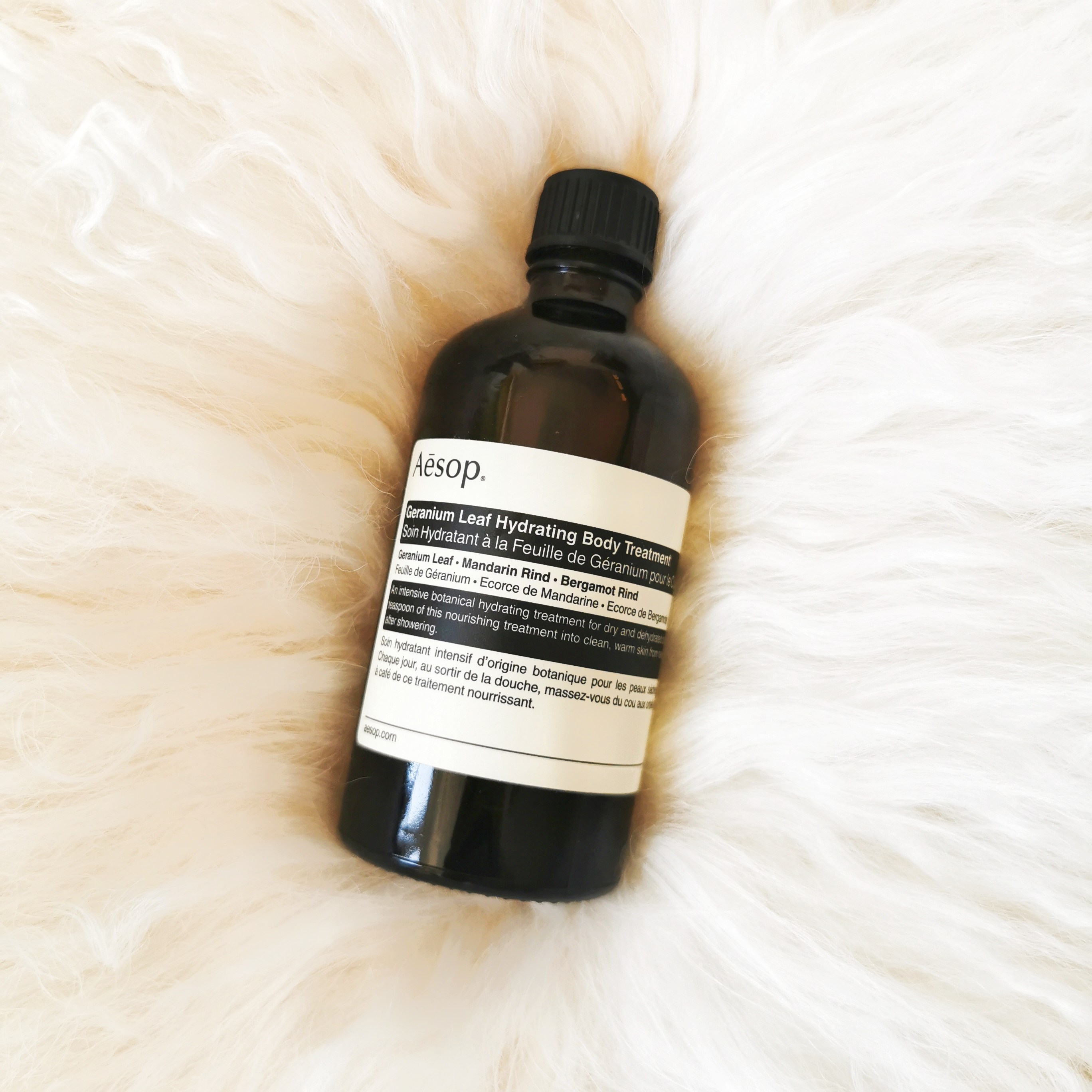 30天aesop伊索天竺葵润精油100ml保湿滋润按摩身体精油