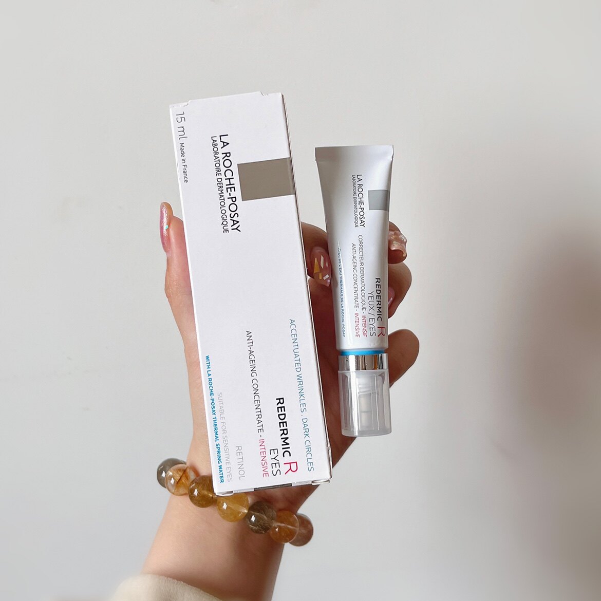 理肤泉a醇眼霜redermic r视黄醇抗皱眼霜15ml23.1日期