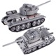 MOC兼容乐高苏联军T-34坦克军事武器小颗粒拼插积木玩具男孩
