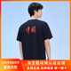 安踏短袖t恤男中国红针织运动上衣2023夏季新款男装体恤152327160