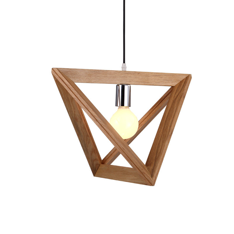 loft工业风铁艺吊灯,平面几何竟然也可以变身成为灯饰,而且还这麼漂亮