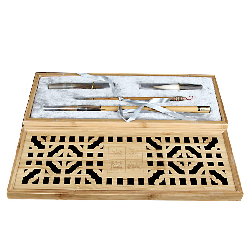 竹韵 凤眼竹杆 黑檀木斗 做工精美 带证书收藏