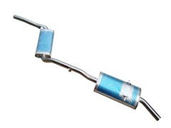 金杰特06款普桑连体排气管不锈钢消声器汽车消音器双层加厚静音