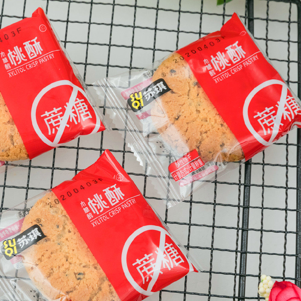 蔗糖苏琪无桃酥传统糕点韧性饼干中老年人无休闲韧性饼干