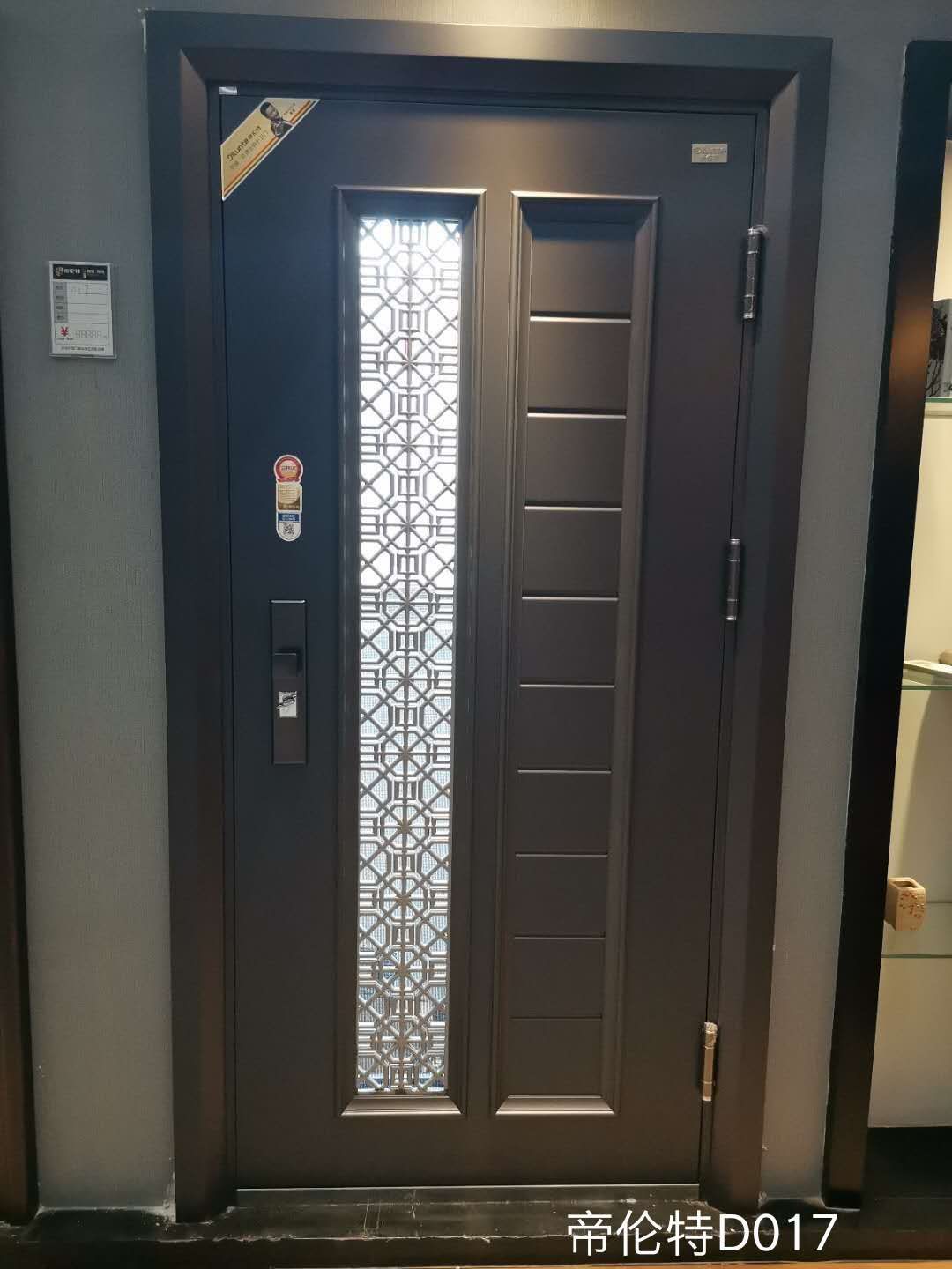 帝伦甲级豪华防盗门家用韩式门中门通风透气轻奢进户门
