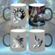 星际争霸2二暴雪游戏定制周边加热变色陶瓷马克杯咖啡杯水杯子