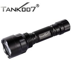 TANK007探客C8强光手电筒铝合金家用远射防身夜骑行手电C8手电筒