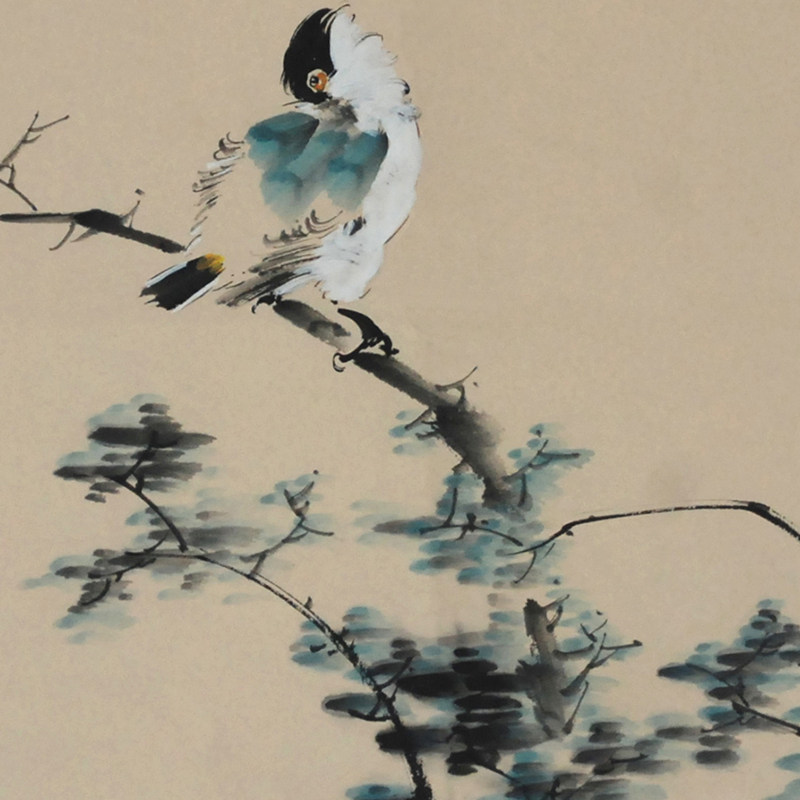 李大庆《写意花鸟》三